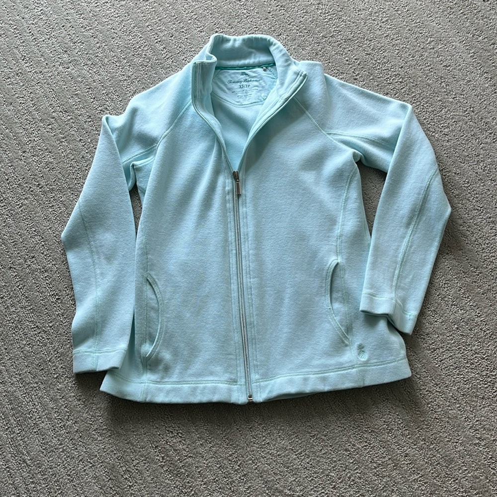Tommy Bahama ladies front zip sweatshirt